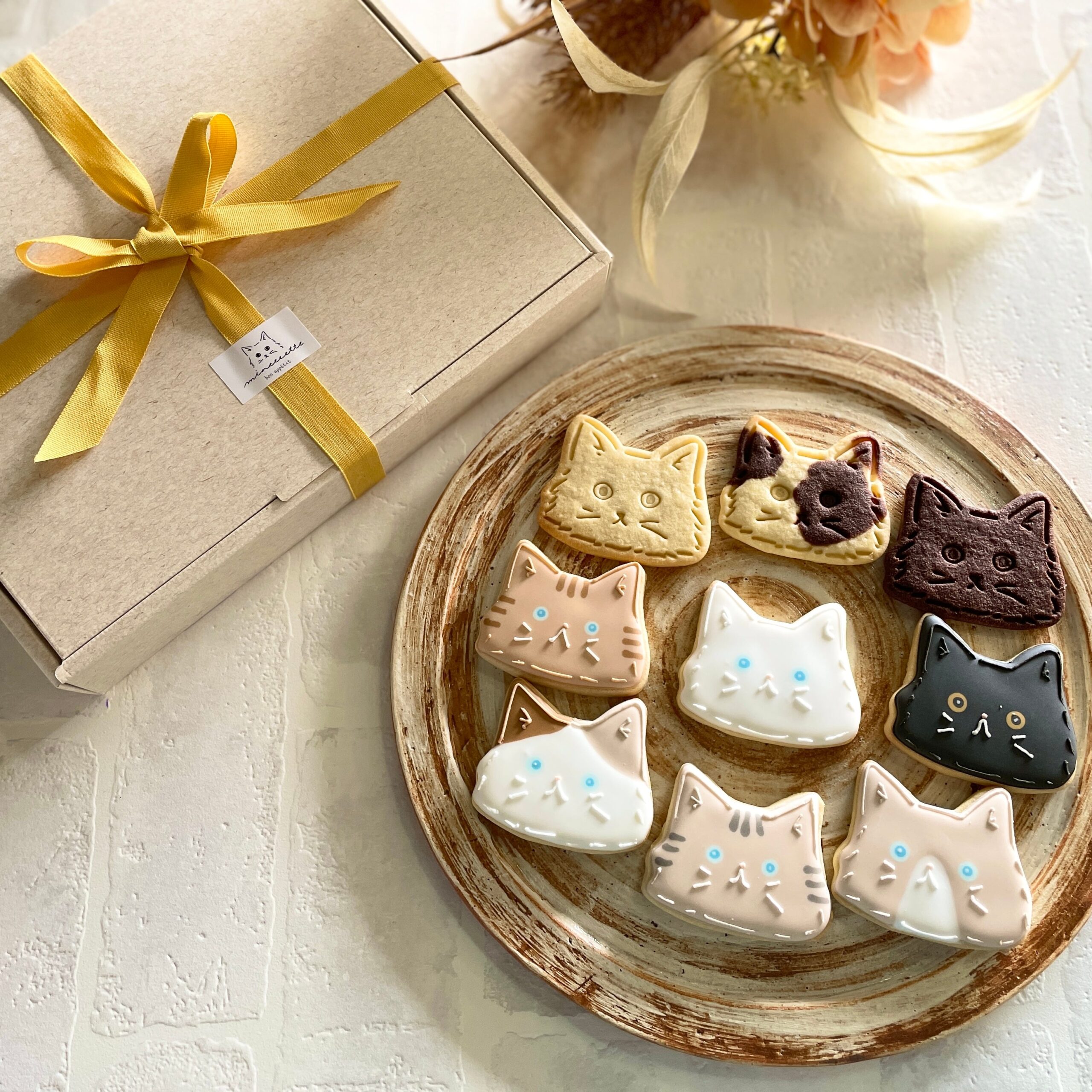 猫好きアイシングクッキーBOX（18枚入り） | mineeeette (ミネット