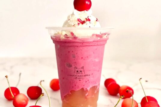 【期間限定】さくらんぼフラッペ、はじまりました🍒