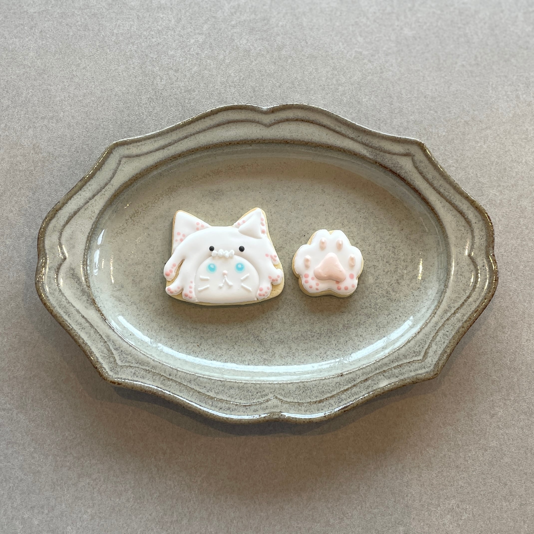 佐賀県呼子のイカをモチーフにした佐賀ねこアイシングクッキー